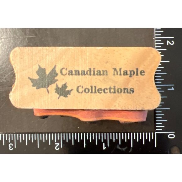 Easter Basket Wood Mounted Rubber Stamp Canadian Maple Collections STPx4008 - Picture 3 of 4